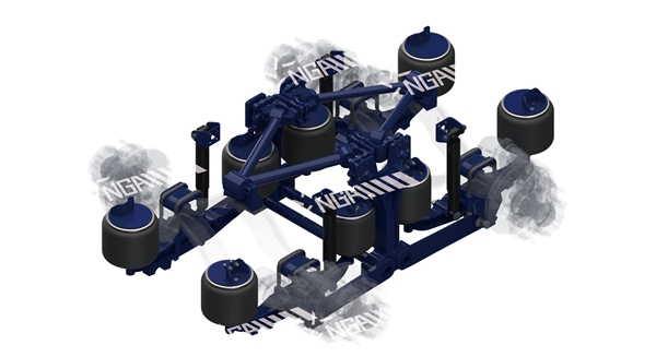 片扭簧四氣囊空氣懸架NGA-P0X系列