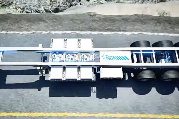 智能電動(dòng)半掛底盤(pán)